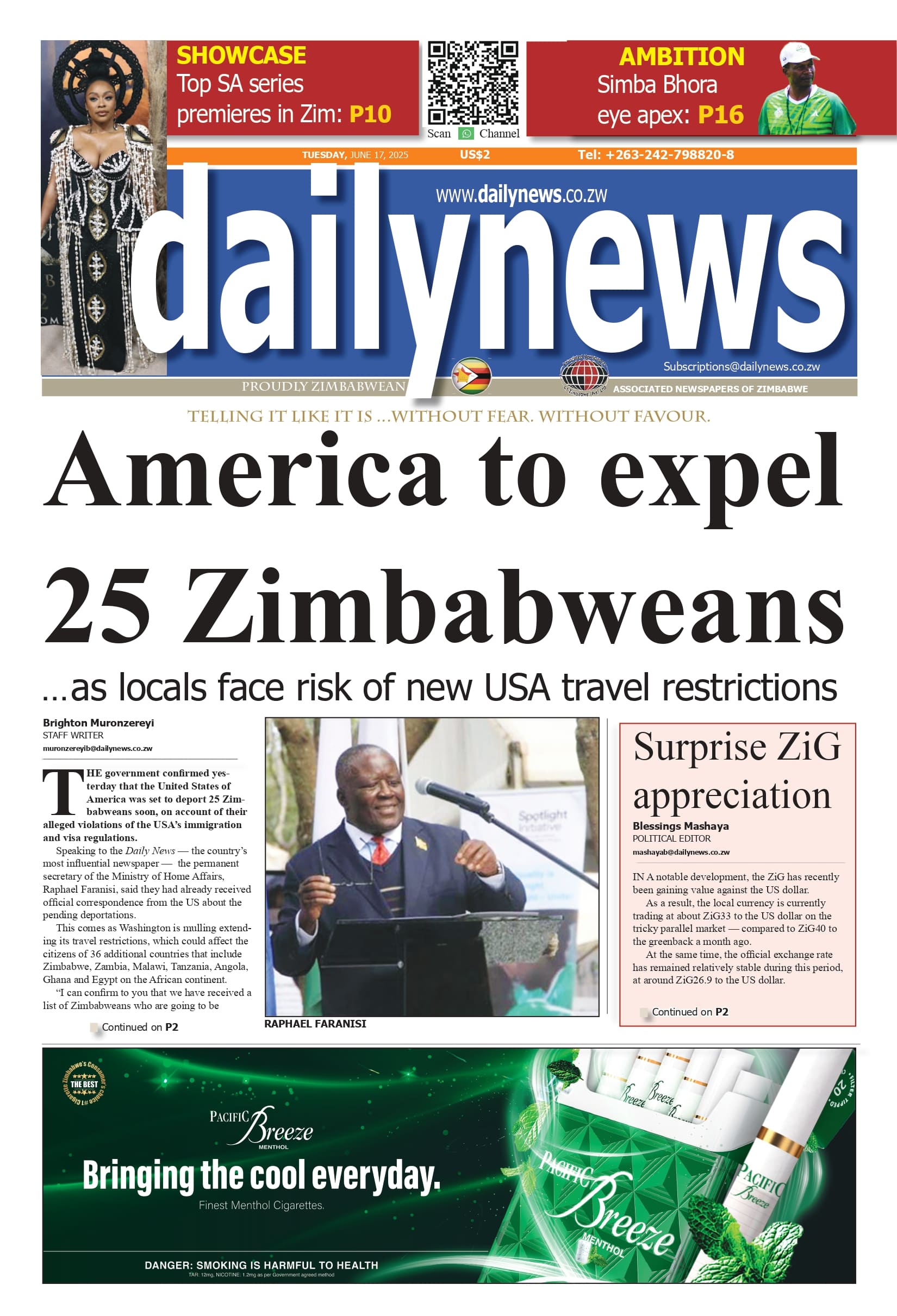 Tuesday 17 June 2025